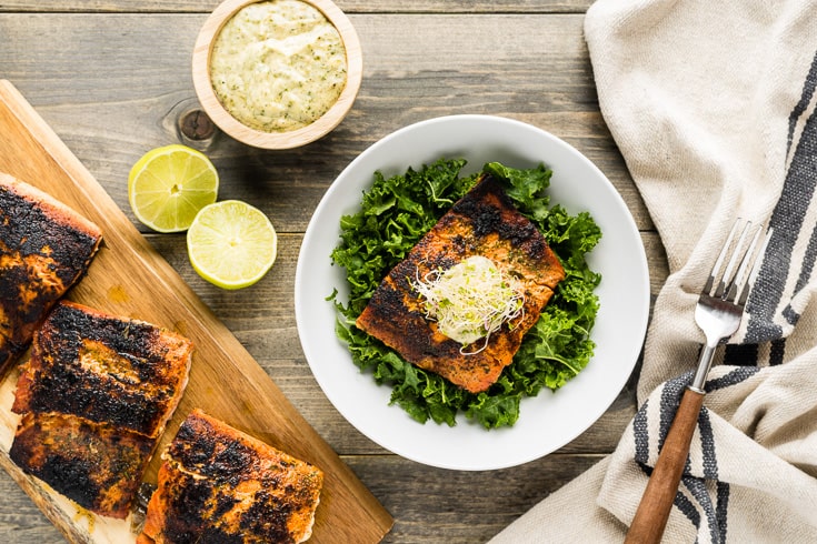 Blackened salmon recipe - Dr. Axe